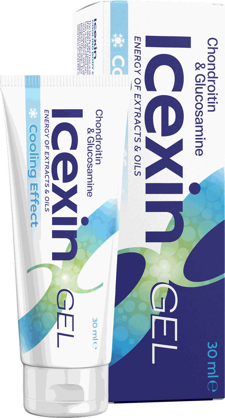 Chondroitin & Glucosamine Icexin Gel, tubo e astuccio da 30 ml